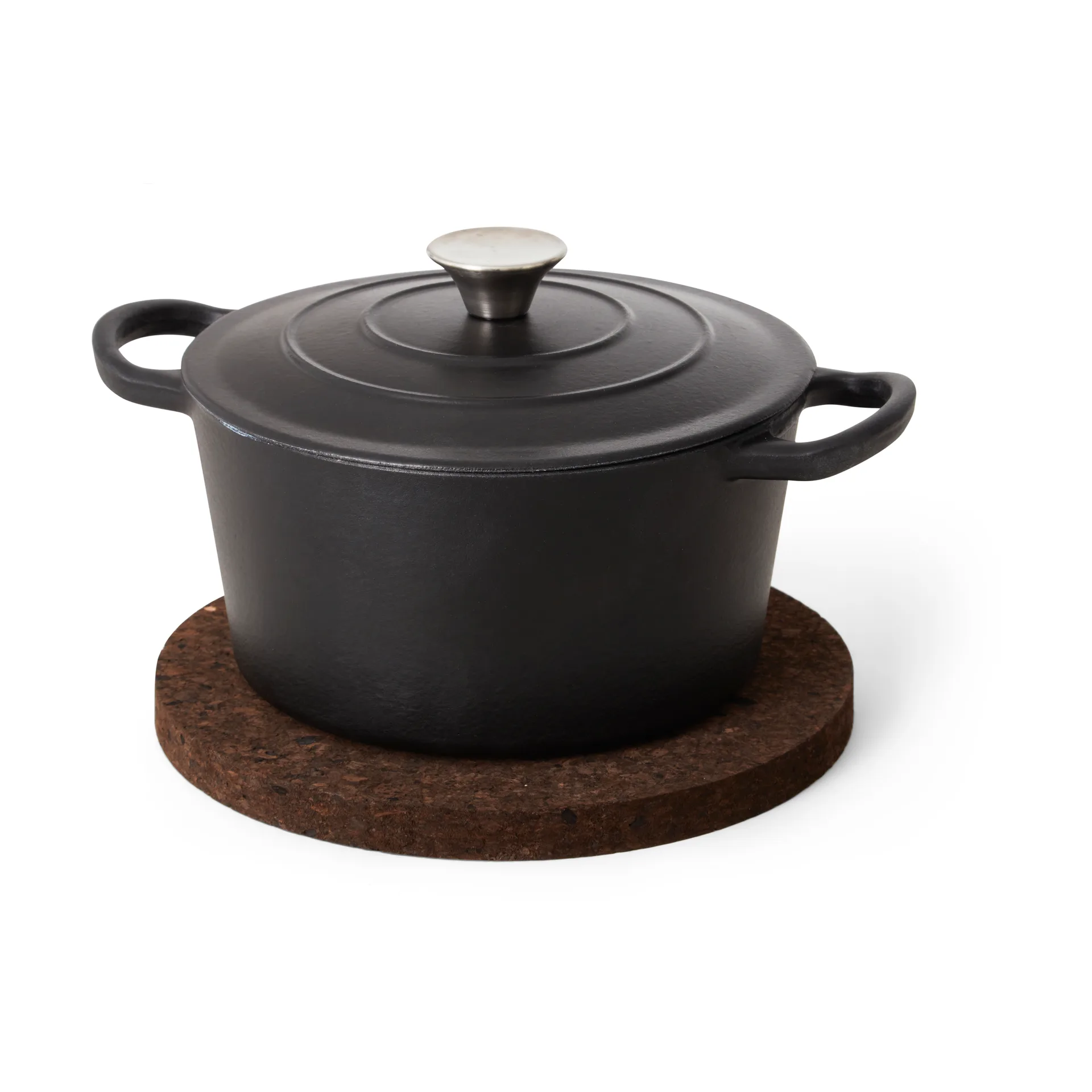 Cork Topfuntersetzer smoked, Ø25 cm Formgatan