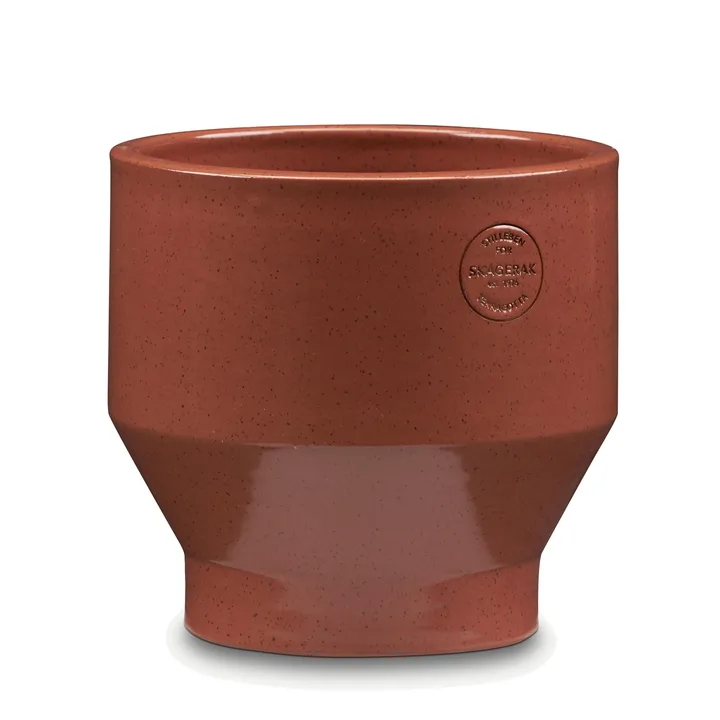 Edge Blumentopf (Indoor) Ø18 cm - Burned red - Fritz Hansen