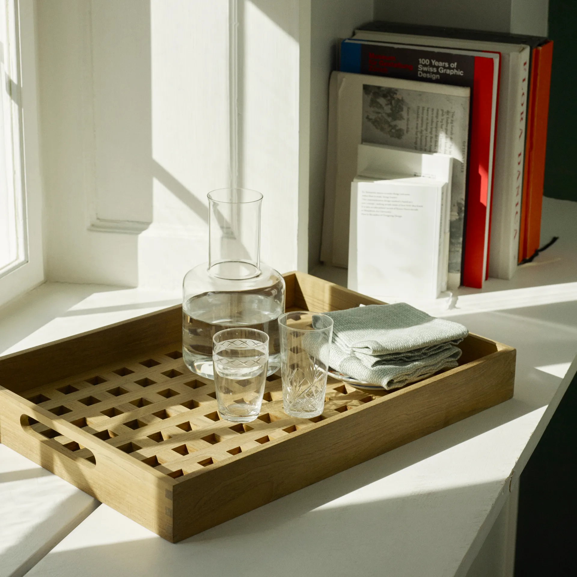 Fionia Tablett 36 x 52cm, Teak Fritz Hansen