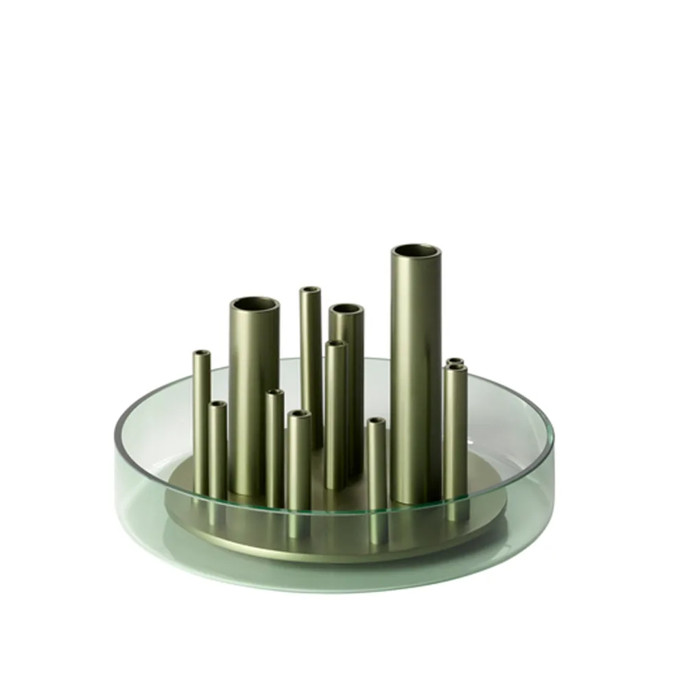 Ikeru Vase Forest green, Niedrig Fritz Hansen