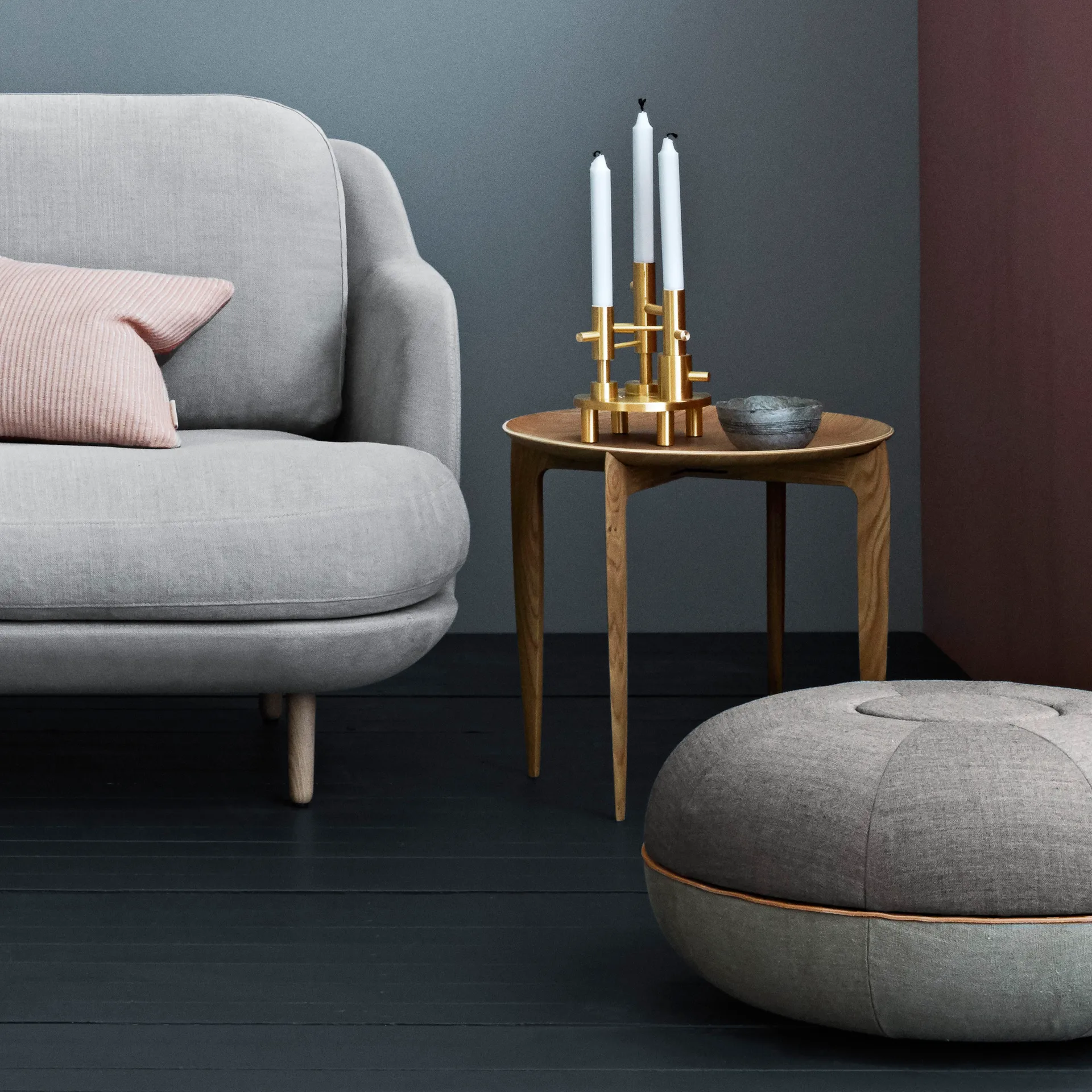 Jaime Hayon Kerzenhalter large, Messing Fritz Hansen