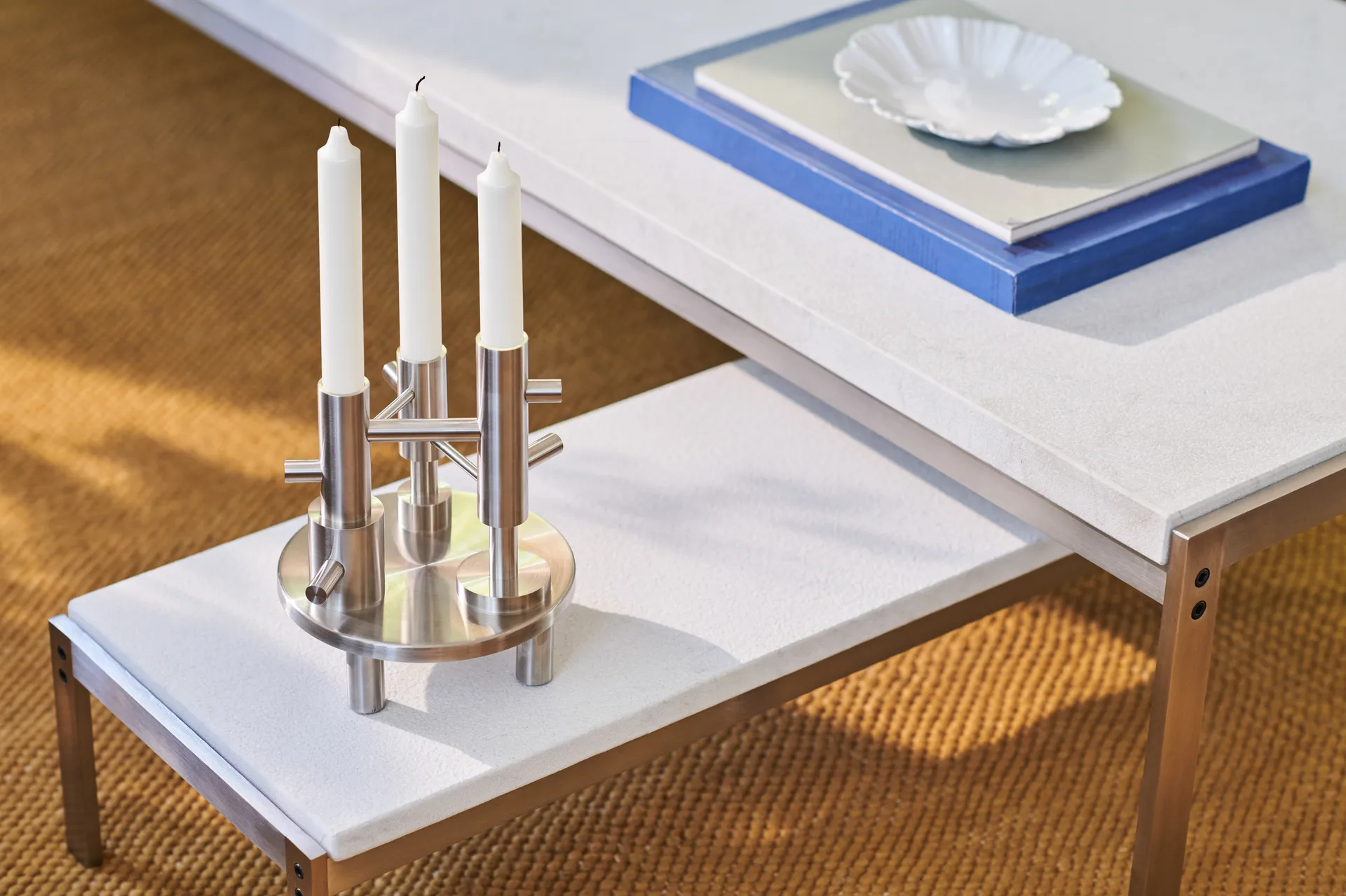 Jaime Hayon Kerzenhalter large, Stainless steel Fritz Hansen