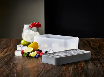 Funktion Eiswürfelbehälter mit Deckel - Silikon, 23,3x12,2 cm - Funktion