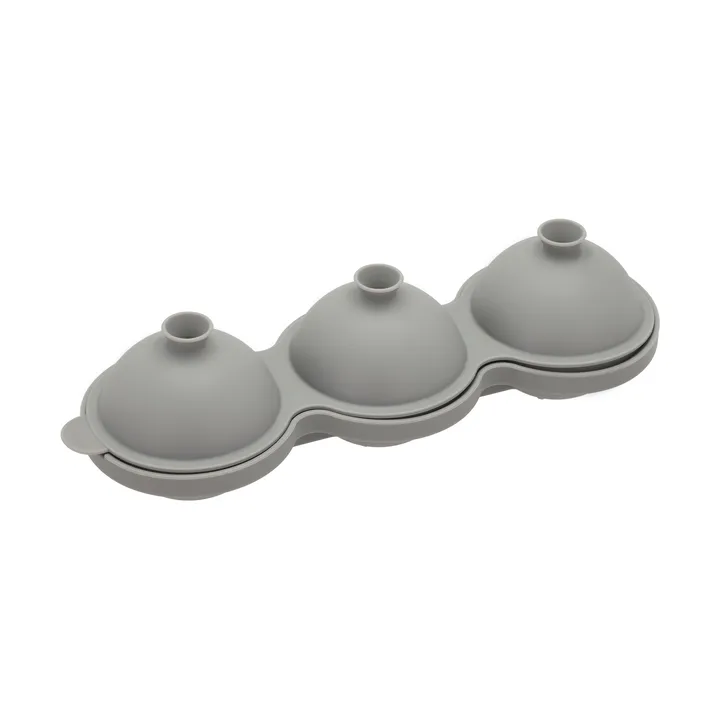 Funktion Form für Eiskugeln - Grau, Silikon, 24x8 cm - Funktion