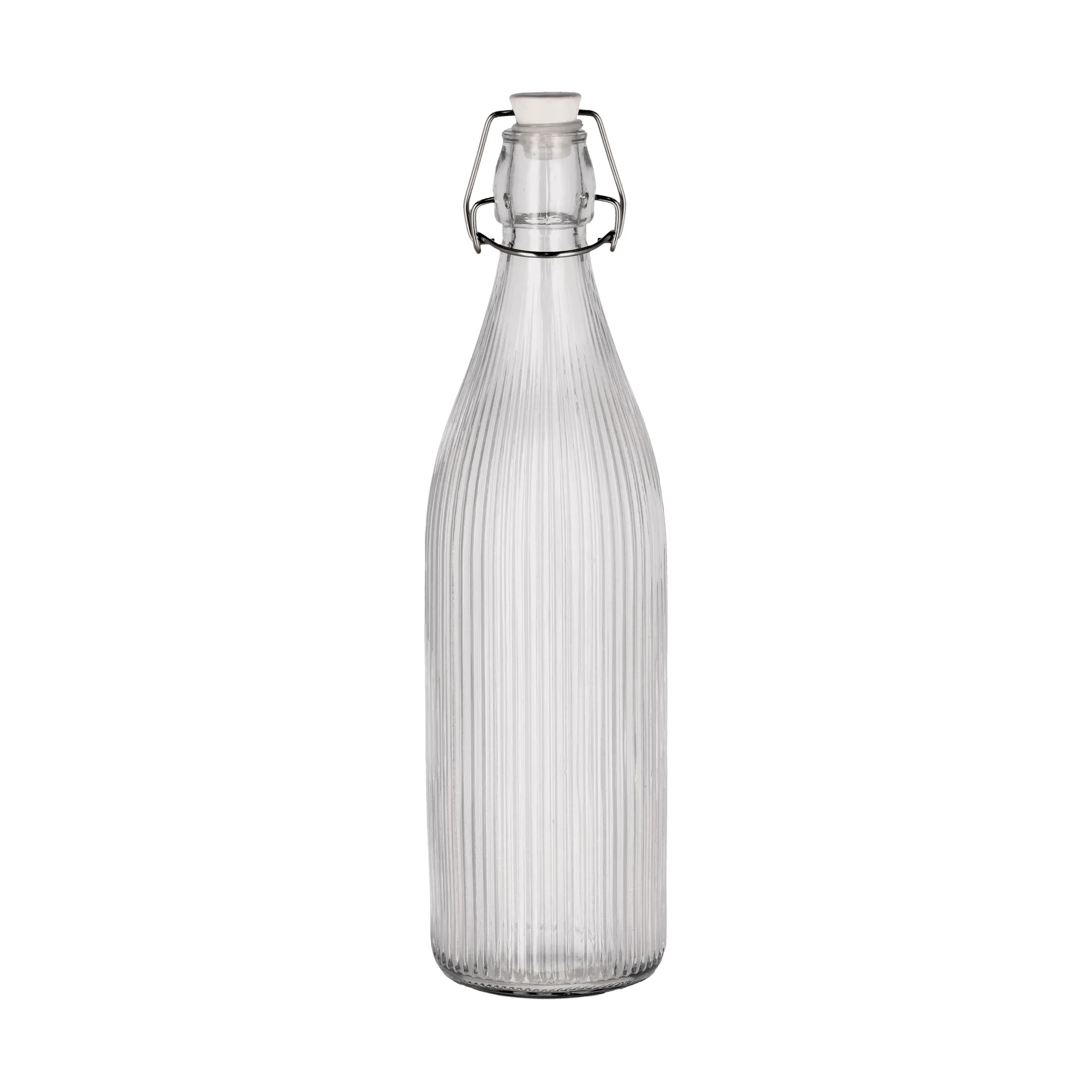 Funktion Wasserkaraffe mit Bügelverschluss, Klar, Soda-Lime-Glas, 1 l Funktion