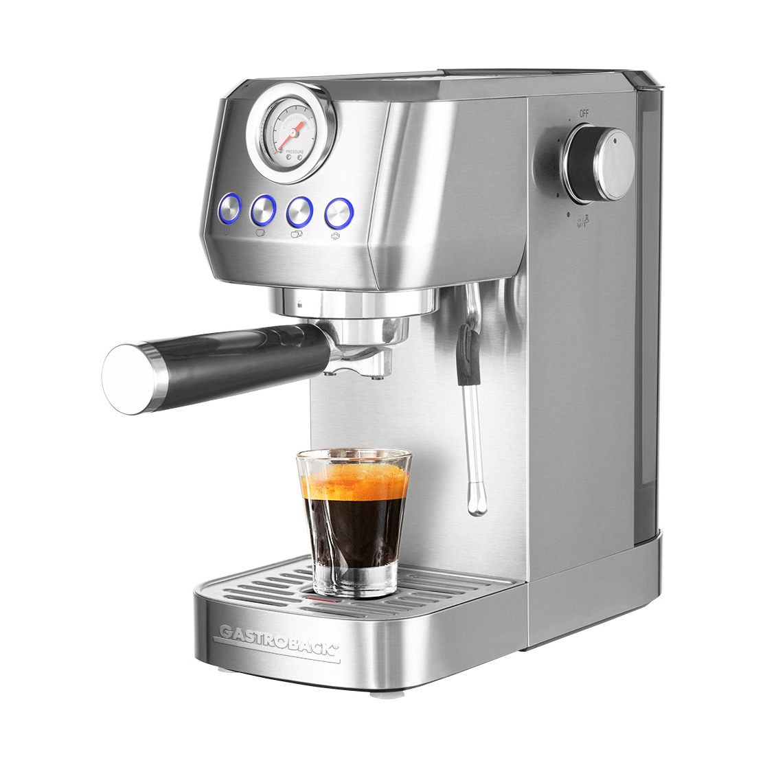Gastroback Gastroback Design 42721 Piccolo Pro Espressomaschine Silber