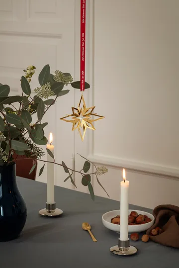 2024 Weihnachtsanhänger Stern - Vergoldet - Georg Jensen