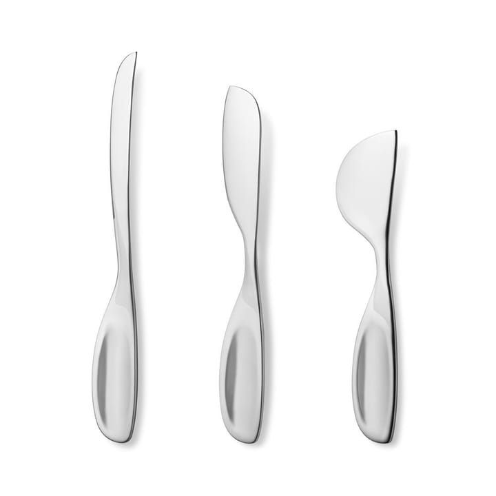 Alfredo Käsemesser-Set, 3 Teile Georg Jensen