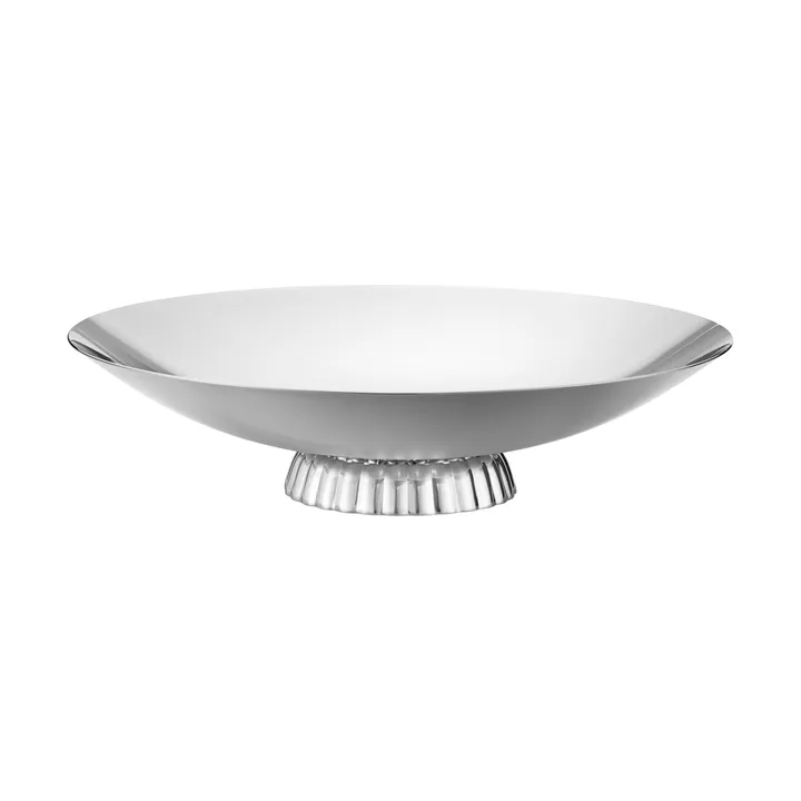 Bernadotte niedriges Servierplatte - Edelstahl, Ø34 cm - Georg Jensen