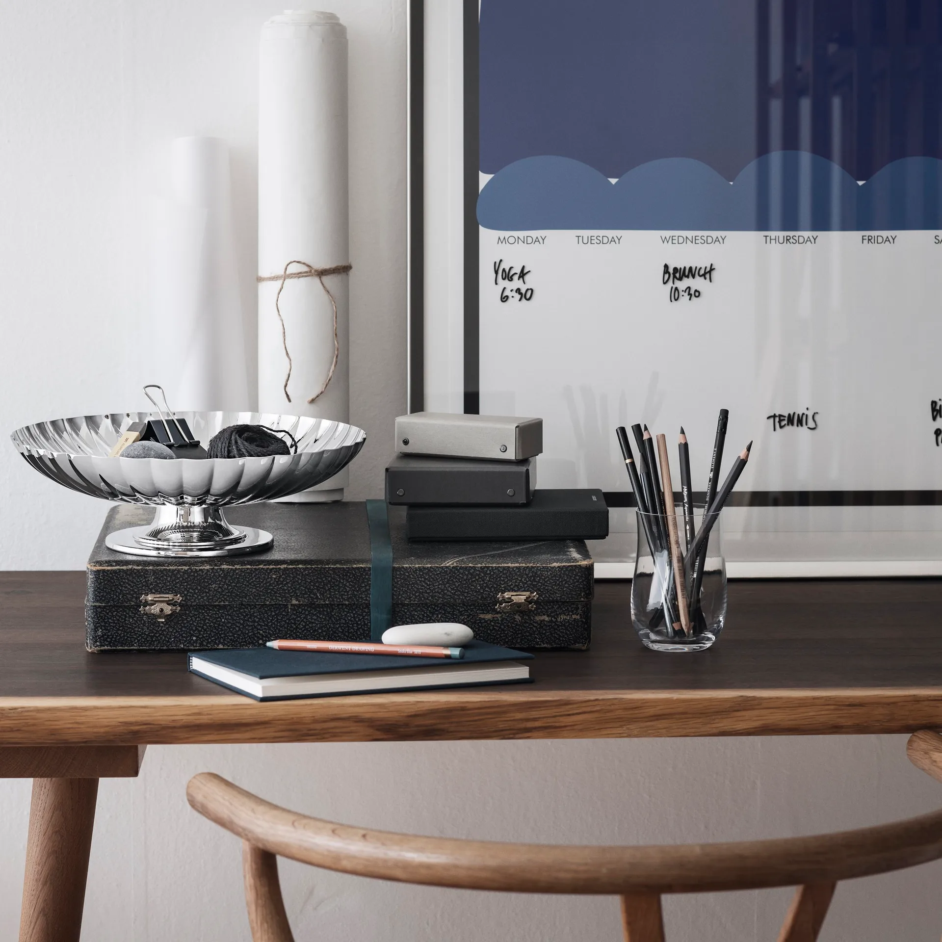 Bernadotte Sockelschale, Ø 28cm Georg Jensen