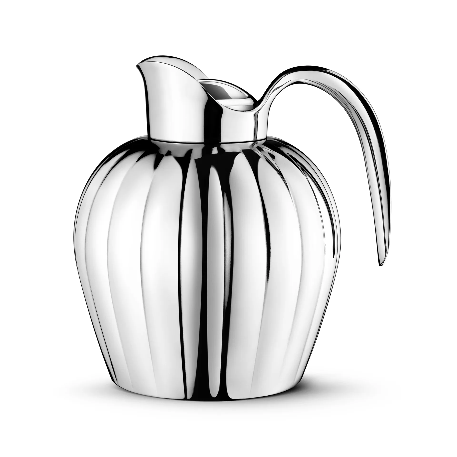 Bernadotte Thermoskanne pushlock, 0,8 L Georg Jensen