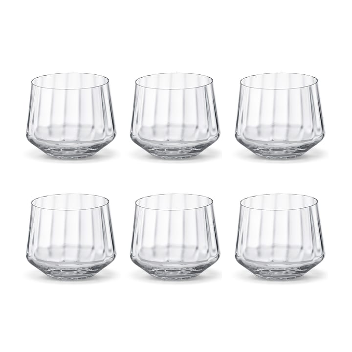 Bernadotte Wasserglas flach 25cl 6er Pack, Kristallin Georg Jensen