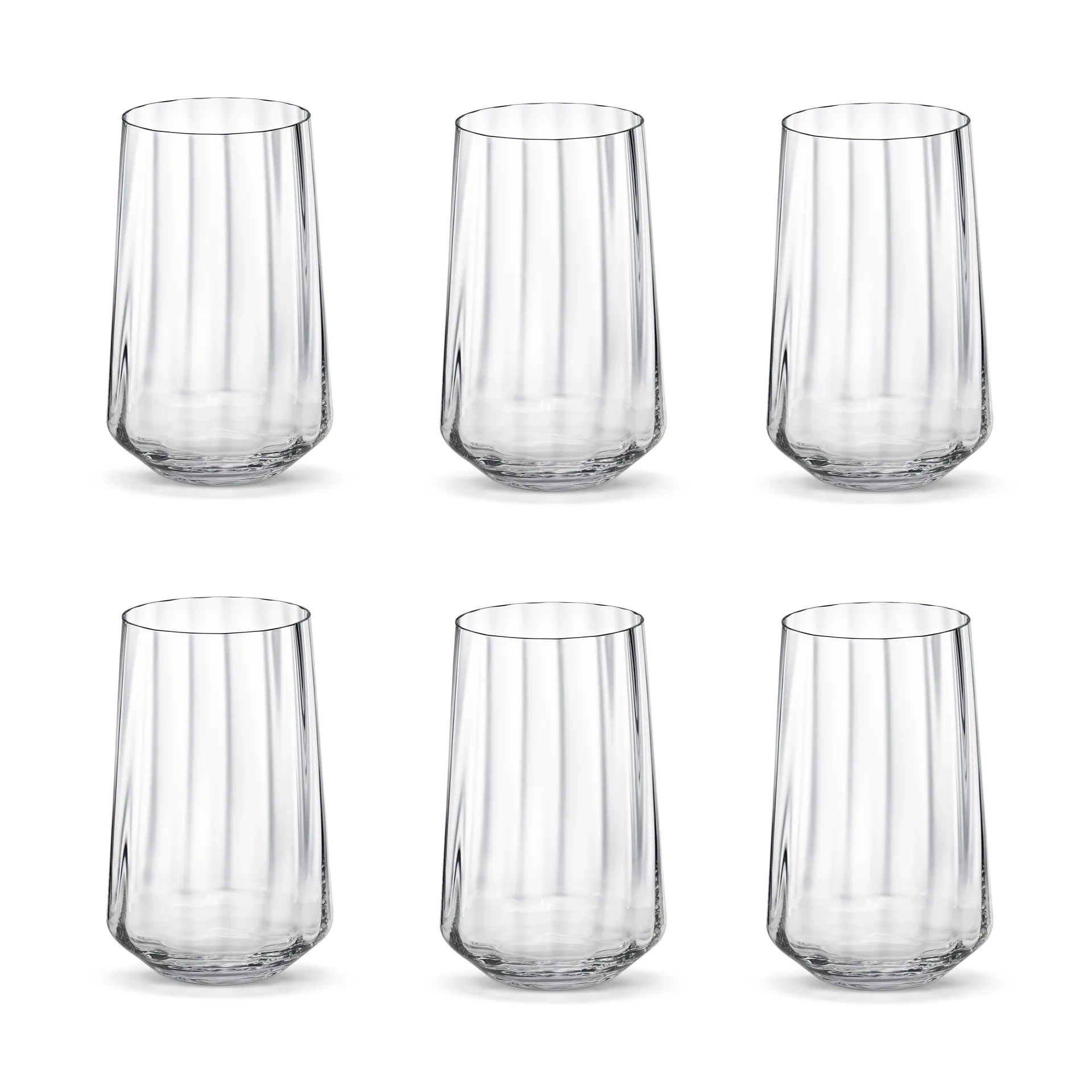 Bernadotte Wasserglas hoch 38cl 6er Pack, Kristallin Georg Jensen