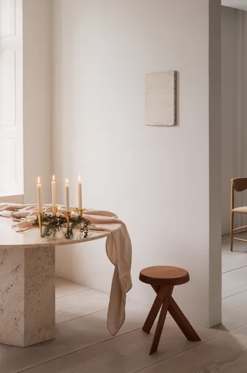 Bloom Kerzenhalter Ø28cm - Gold - Georg Jensen