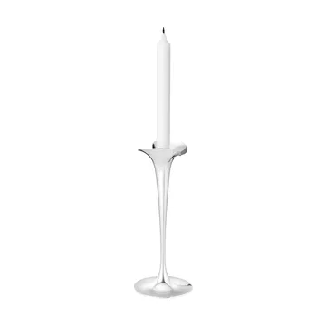 Bloom Kerzenhalter für Stabkerzen - Edelstahl, groß, 2er-Pack - Georg Jensen