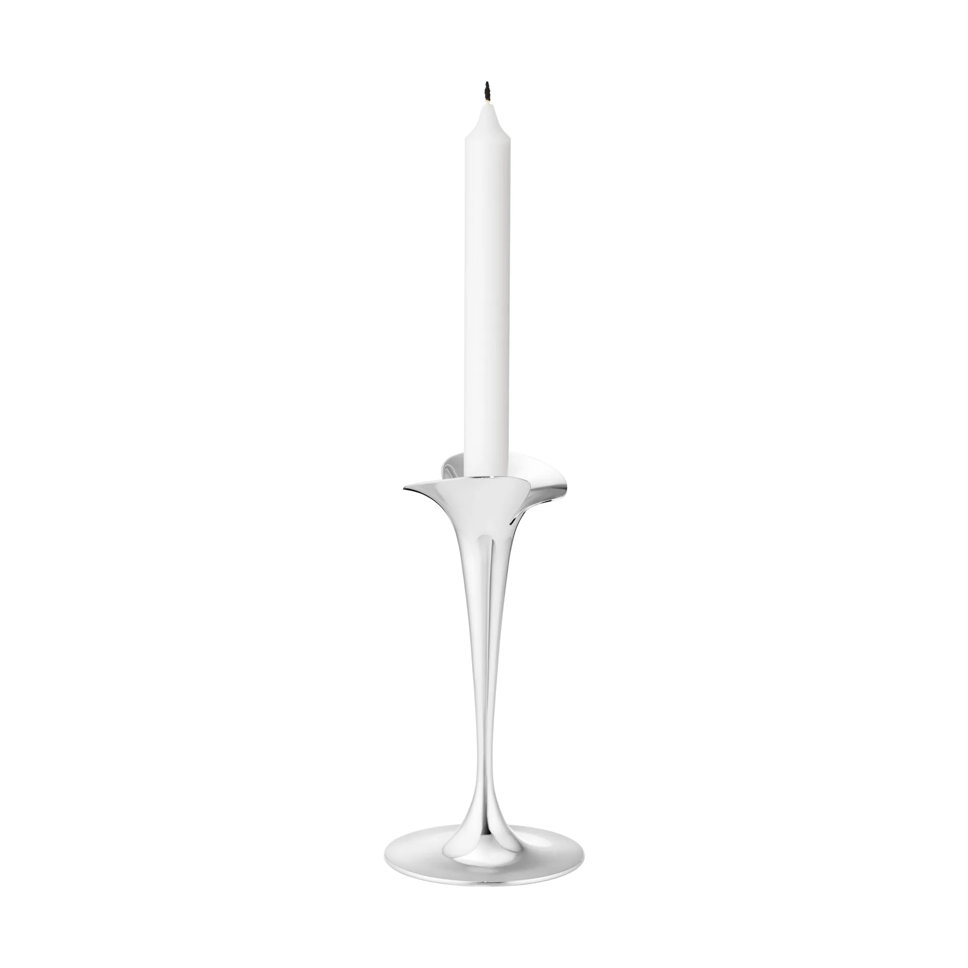 Bloom Kerzenhalter für Stabkerzen, Edelstahl, klein, 2er-Pack Georg Jensen