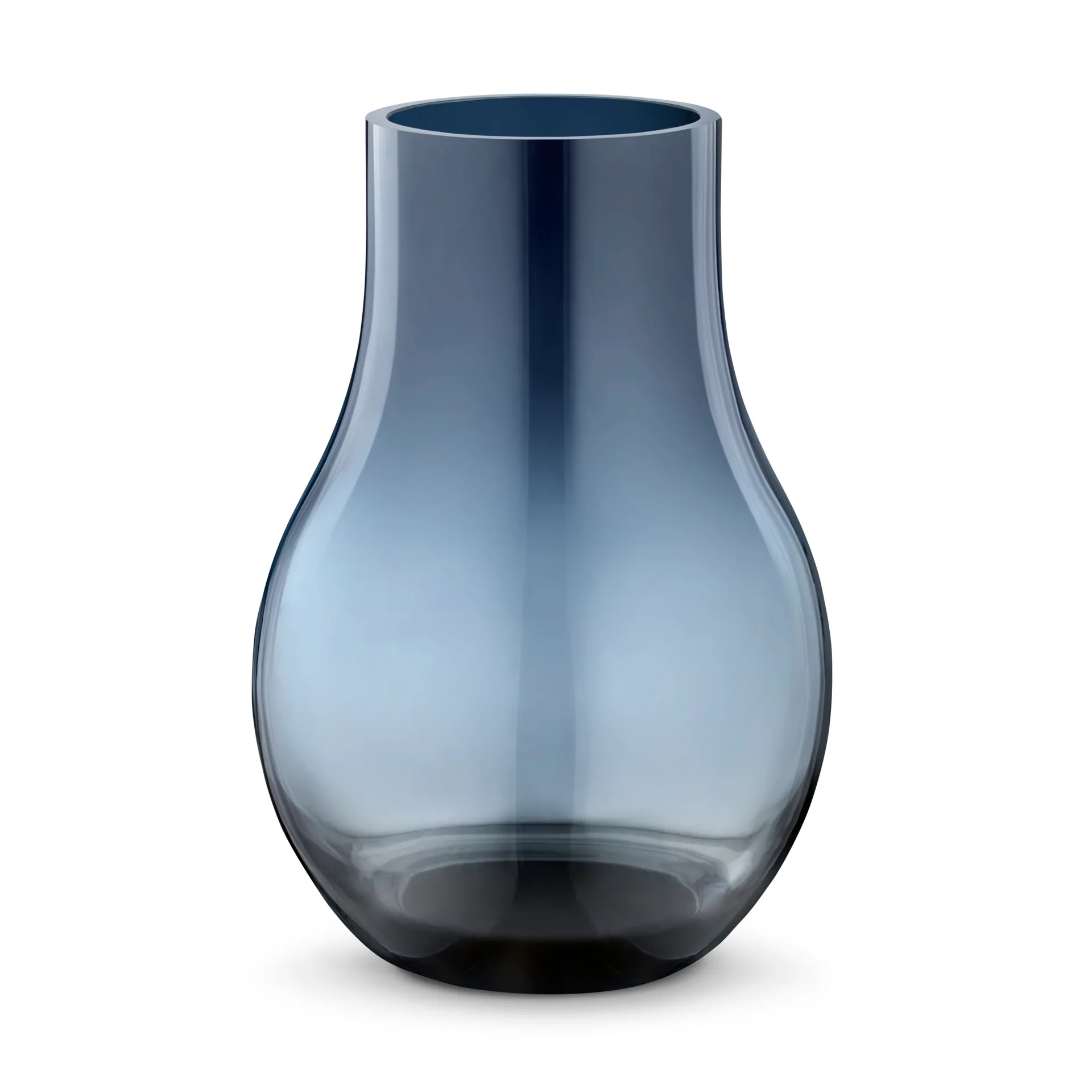 Cafu Glasvase blau, Klein, 21,6 cm Georg Jensen