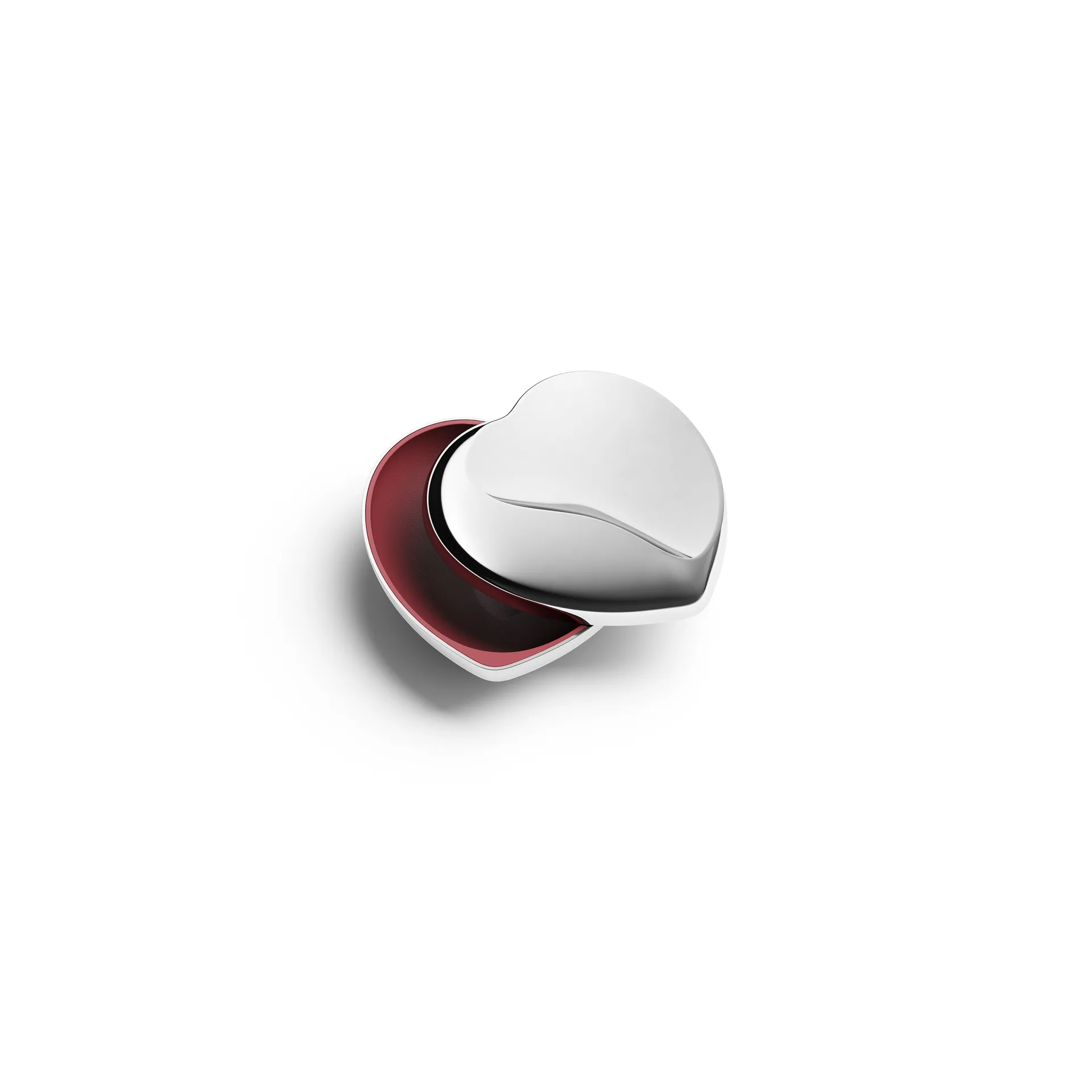 Heart Schachtel, Edelstahl Georg Jensen