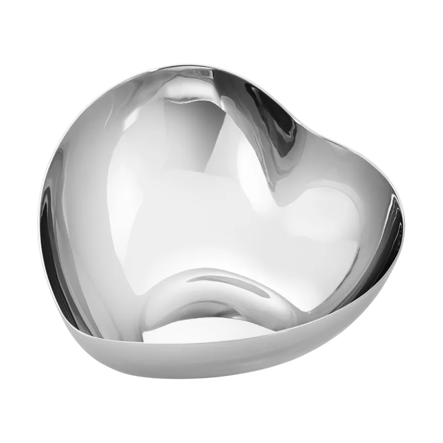 Heart Tablett, Silber, mittel Georg Jensen