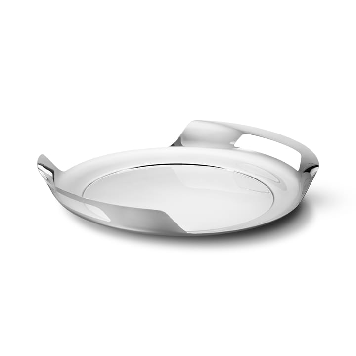 Helix Tablett, Edelstahl Georg Jensen