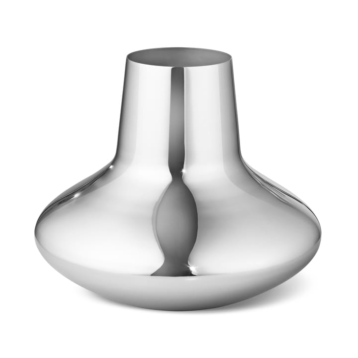 Henning Koppel Vase Edelstahl, Medium, 18,5cm Georg Jensen