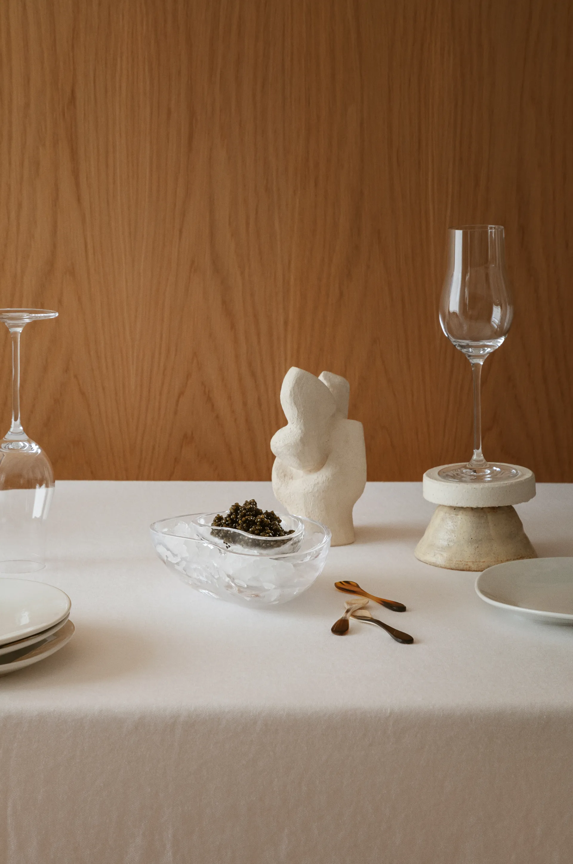 Indulgence Kaviarlöffel 2er-Pack, Horn Georg Jensen