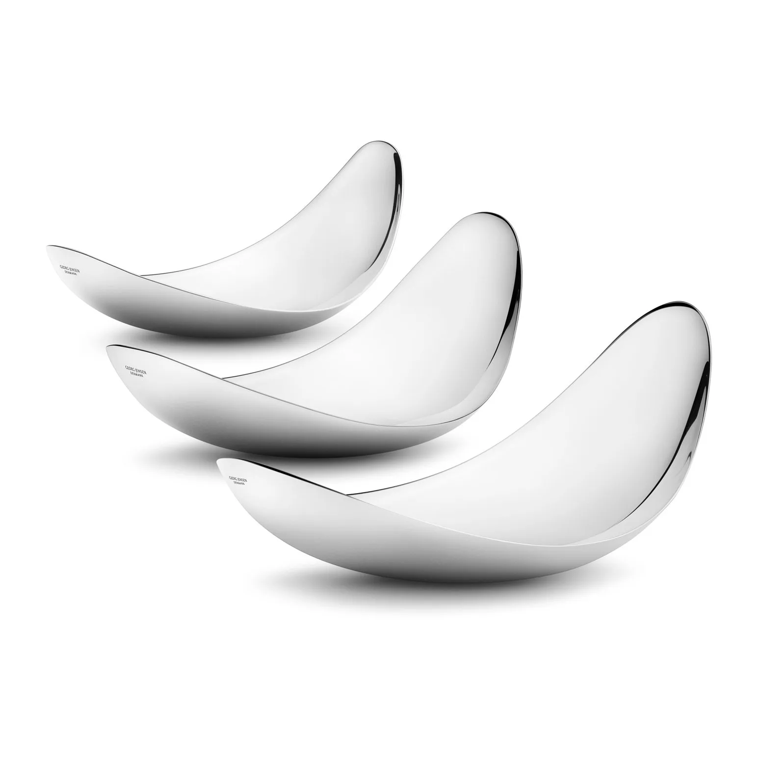 Leaf Servierteller-Set, 3er Pack Georg Jensen