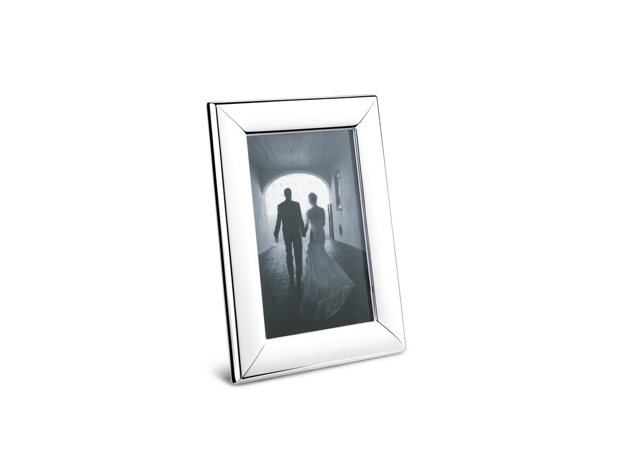 Georg Jensen Moderner Fotorahmen 10x15 cm Edelstahl
