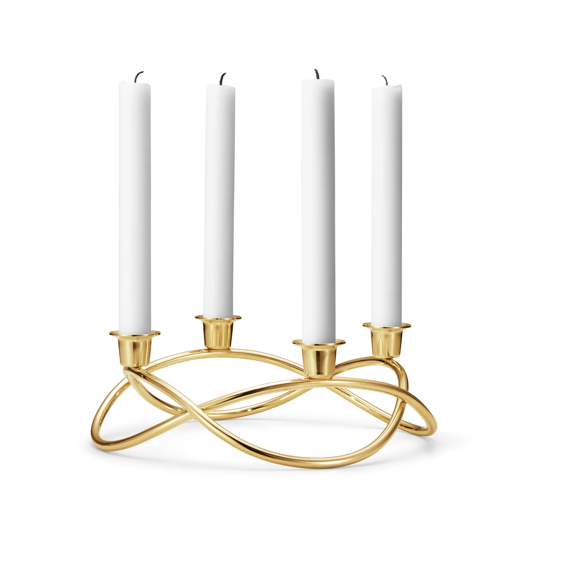 Season Kerzenleuchter Ø26 cm, Vergoldet Georg Jensen