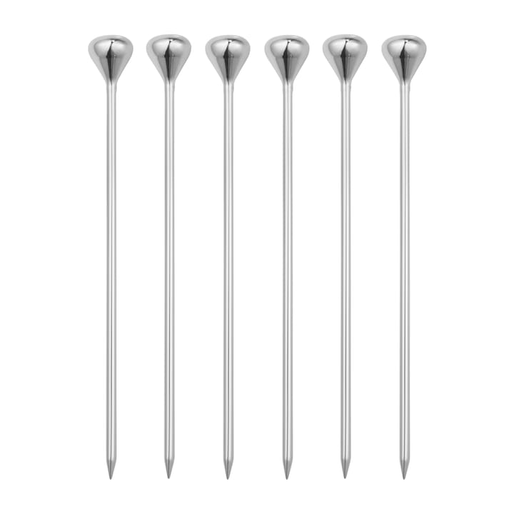 Sky Cocktail-Sticks 6er Pack, Edelstahl Georg Jensen