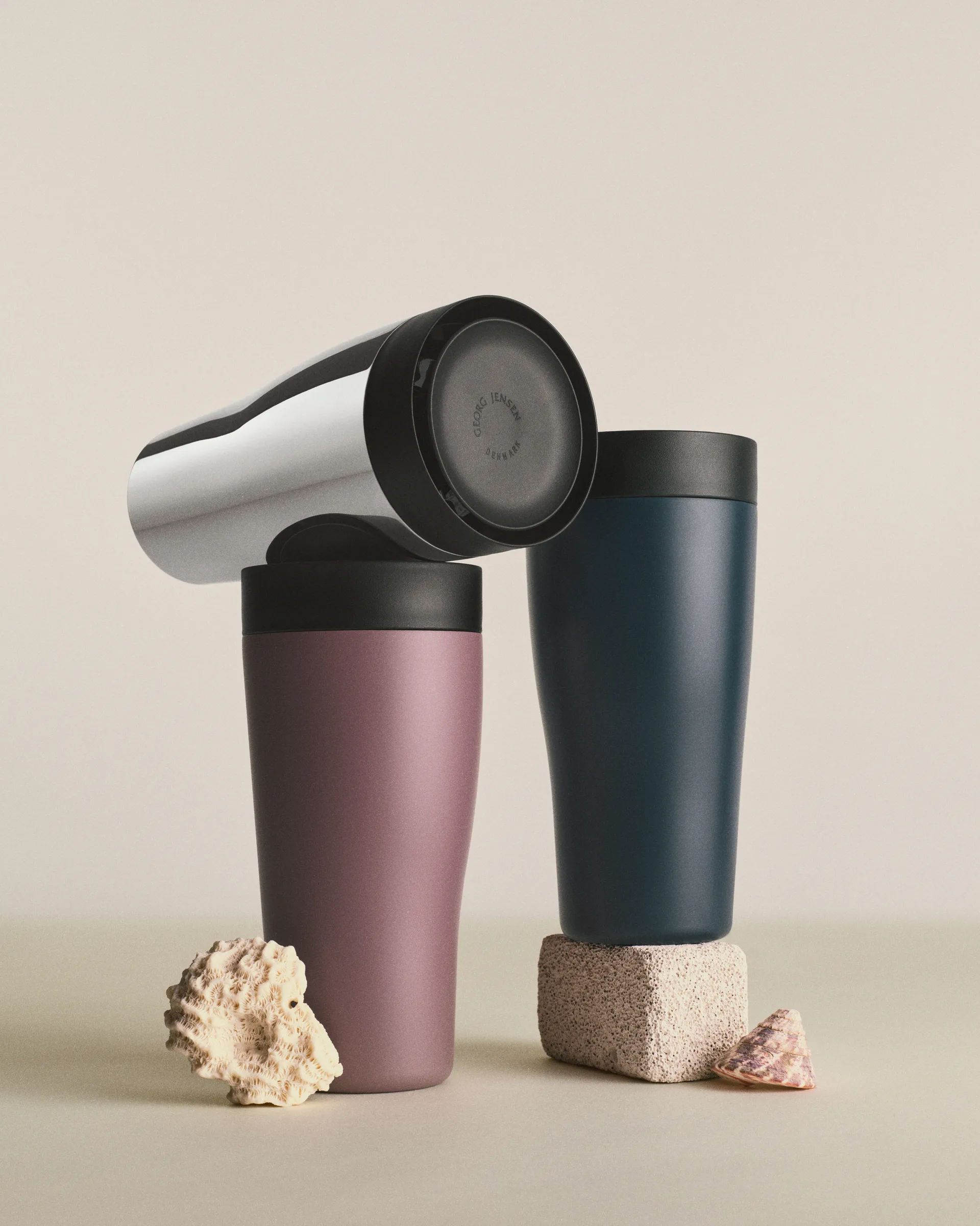 Sky Thermobecher 40 cl, Blau Georg Jensen