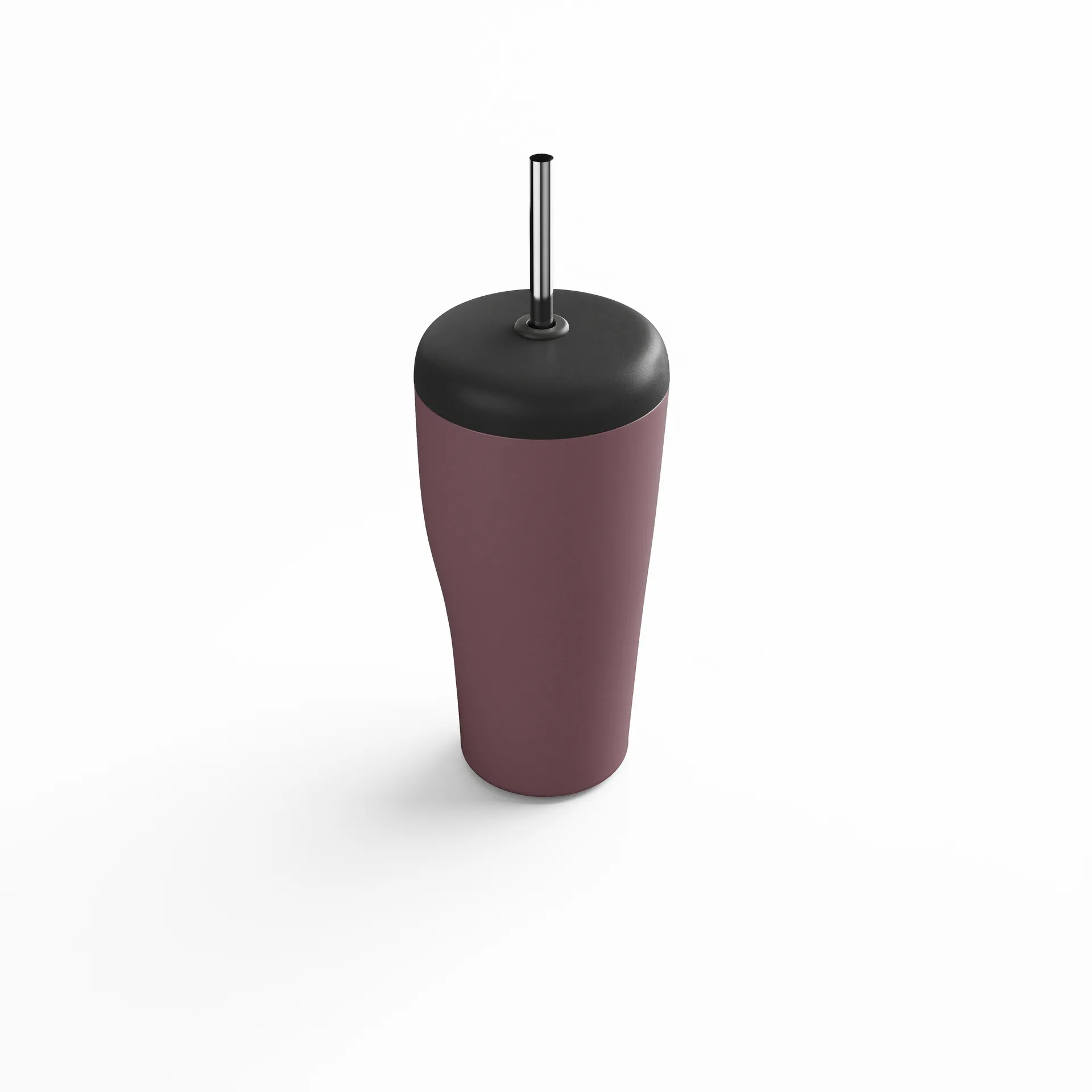 Sky Thermobecher mit Strohhalm 40 cl, Rosa Georg Jensen
