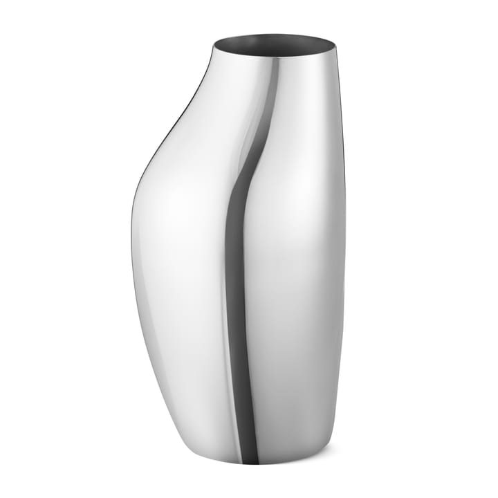 Sky Vase 27cm, Edelstahl Georg Jensen