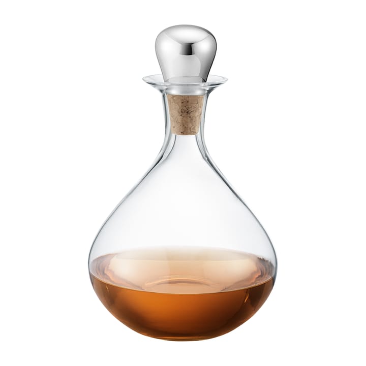 Sky Weinkaraffe mit Korken 145cl, Edelstahl Georg Jensen