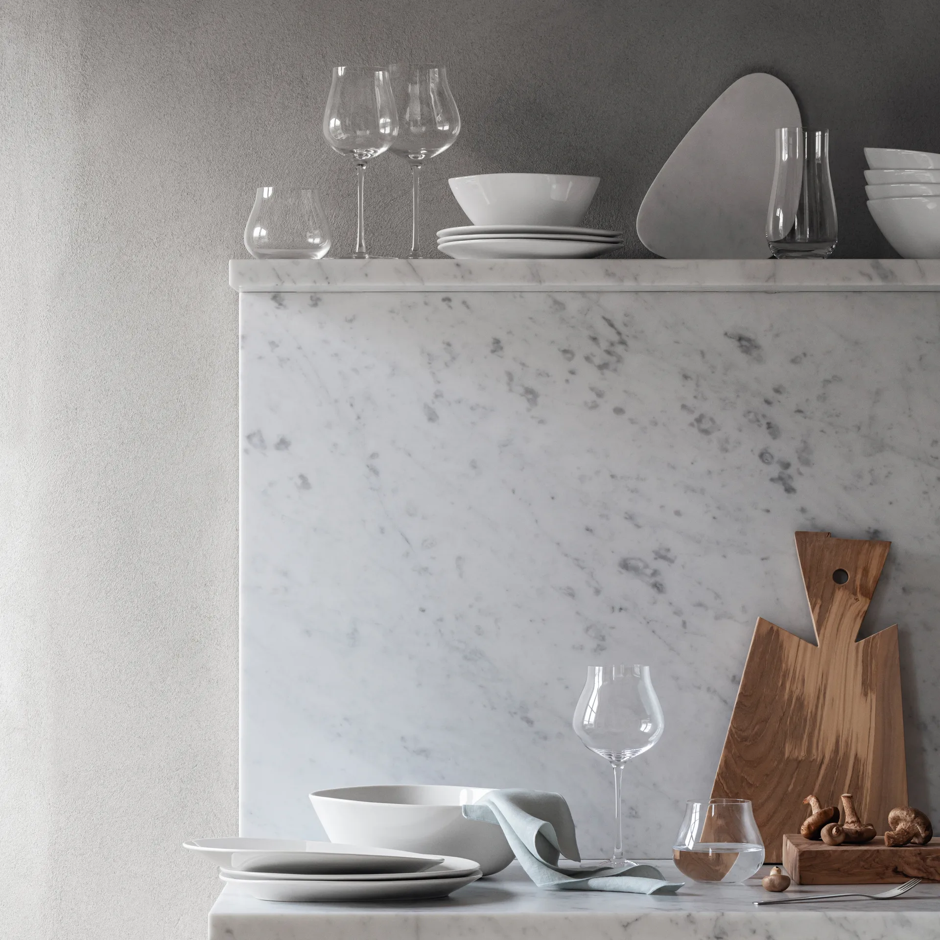 Sky Weißweinglas 35cl 6er Pack, Kristallin Georg Jensen