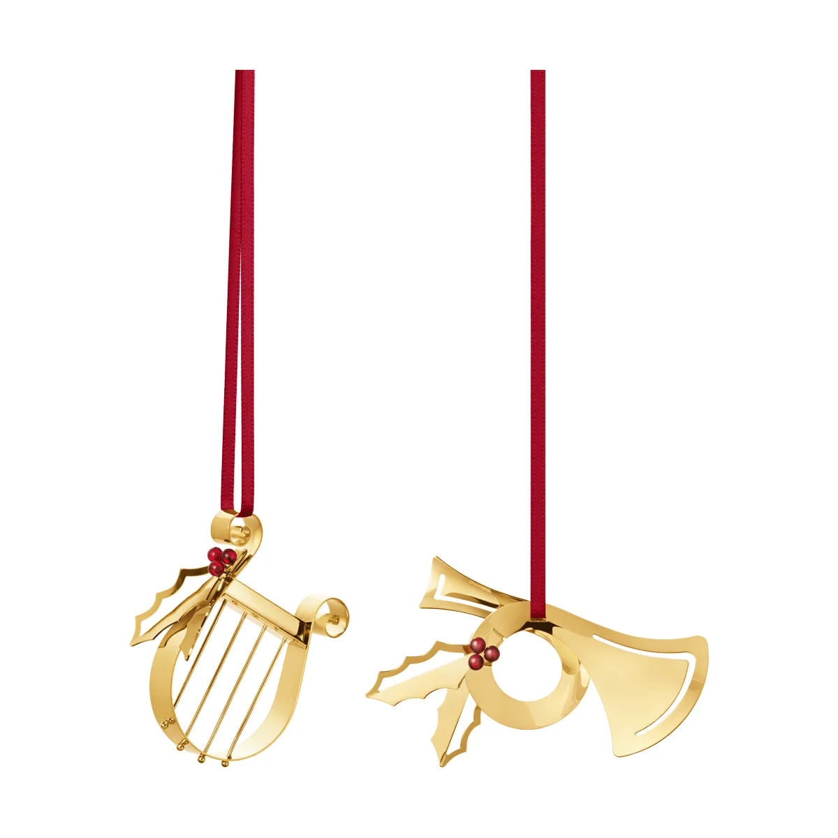 Weihnachtsdeko-Set 2026, Gold Georg Jensen
