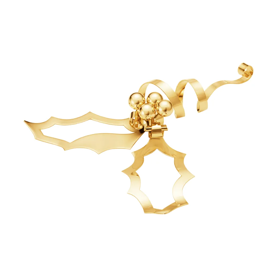 Weihnachtsdekoration für den Tisch 2026, Gold, mittelgroß Georg Jensen