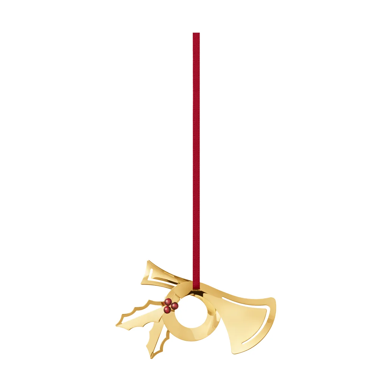Weihnachtsornament 2026, Horn, Gold Georg Jensen