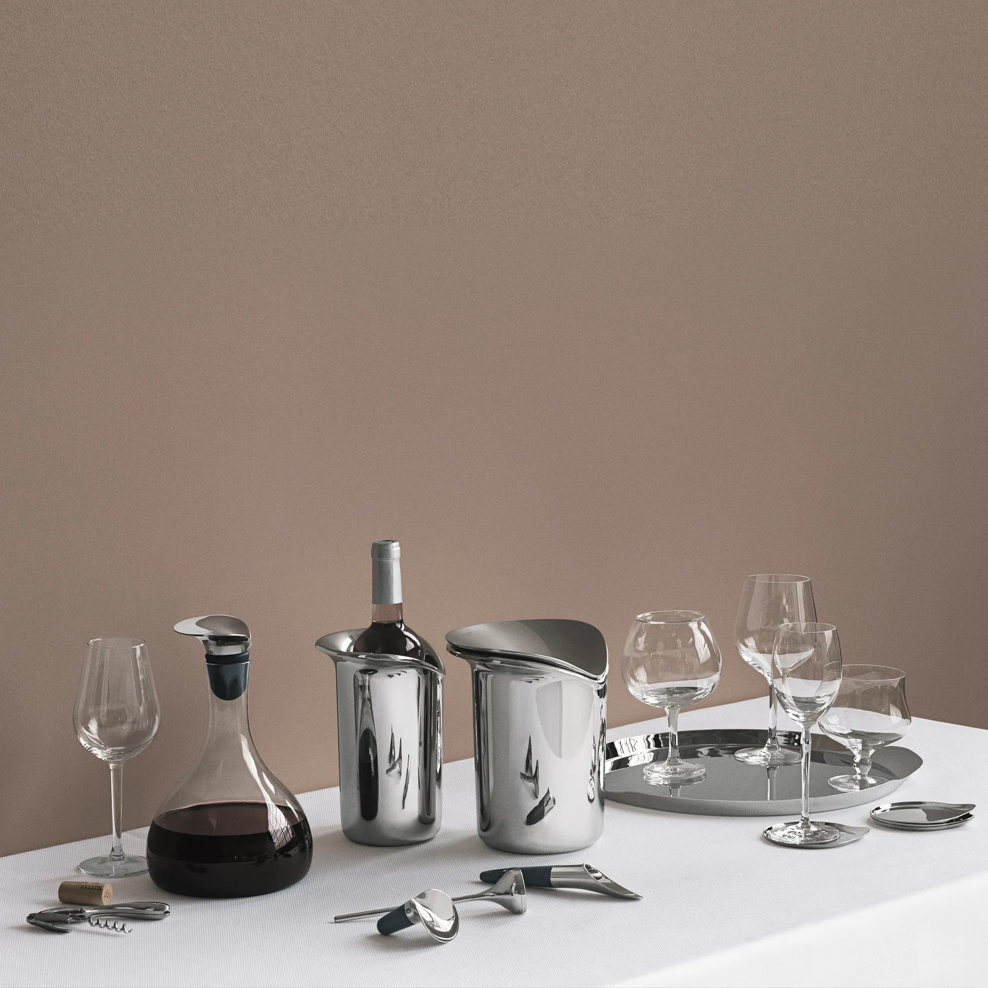 Wine Weinkaraffe, 26,7cm Georg Jensen