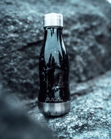 Glacial Wasserflasche 280 ml - Black marble - Glacial