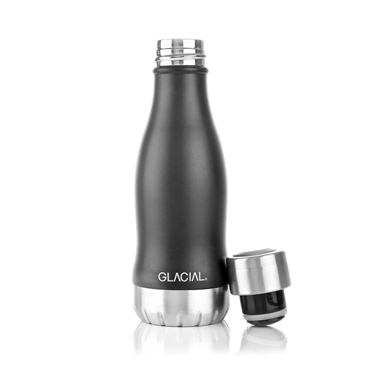 Glacial Wasserflasche 280 ml, Matte black Glacial