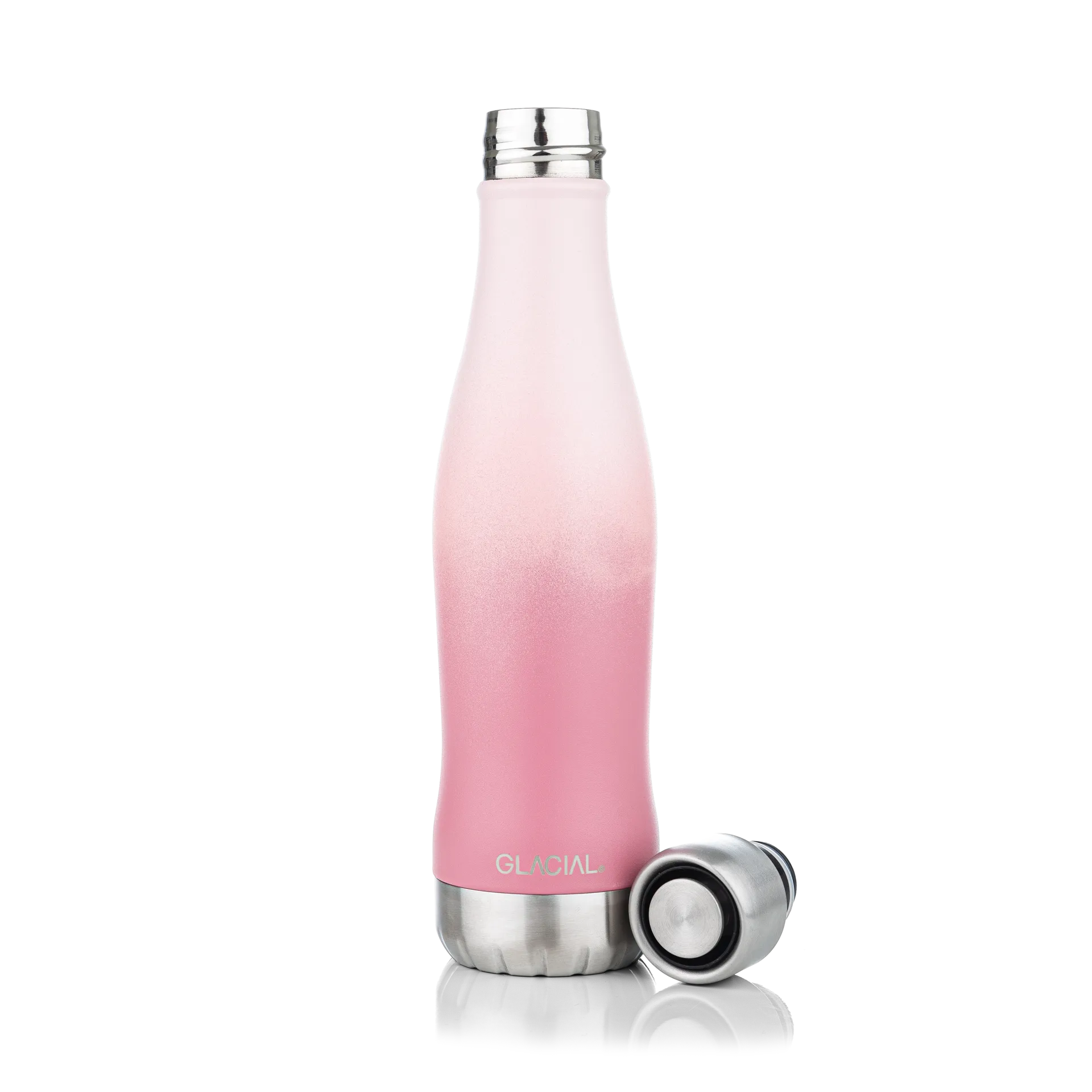 Glacial Wasserflasche active 400 ml, Pink fade Glacial