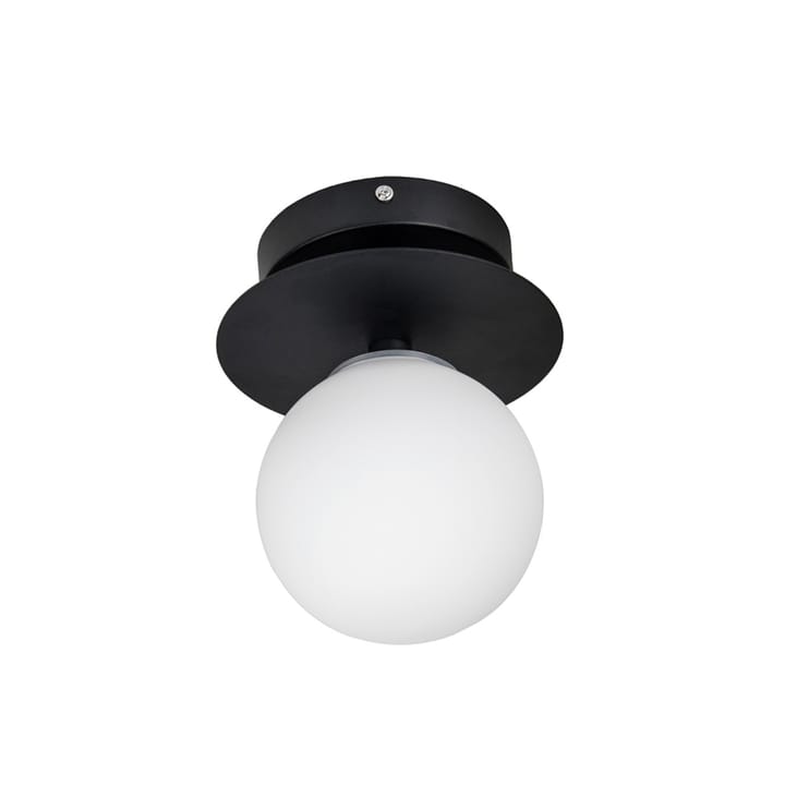 Art Deco IP44 Wandleuchte, Weiß/schwarz Globen Lighting