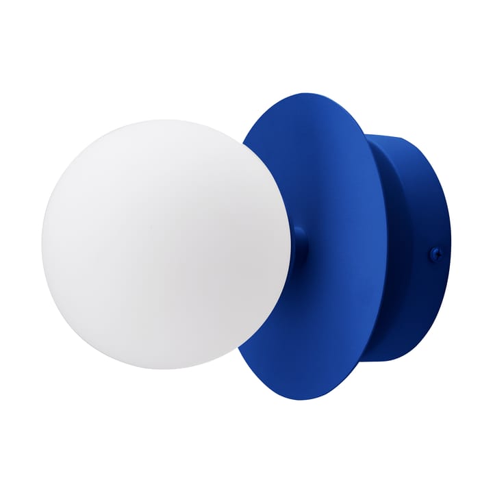 Art Deco IP44 Wandleuchte/Deckenleuchte, Blau-Weiß Globen Lighting