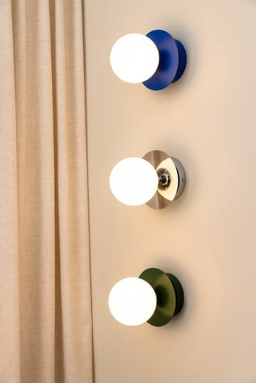 Art Deco IP44 Wandleuchte/Deckenleuchte - Blau-Weiß - Globen Lighting