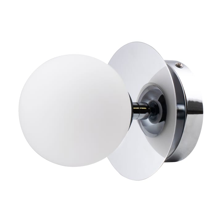 Art Deco IP44 Wandleuchte/Deckenleuchte, Chrom-Weiß Globen Lighting