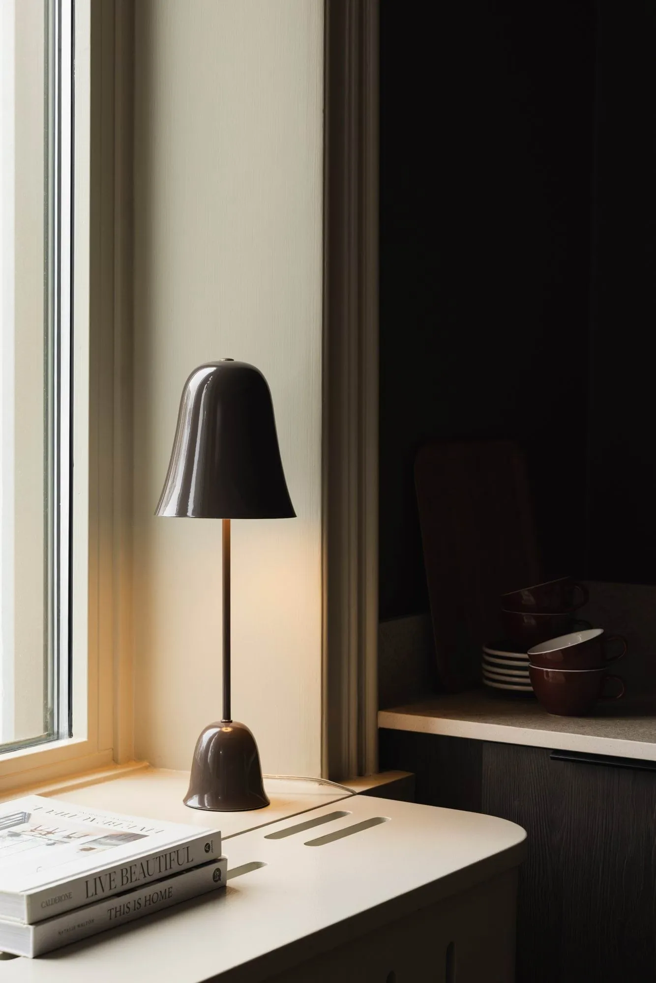 Blåklockan Tischlampe, Mocha (Braun), Ø16xH50 cm Globen Lighting