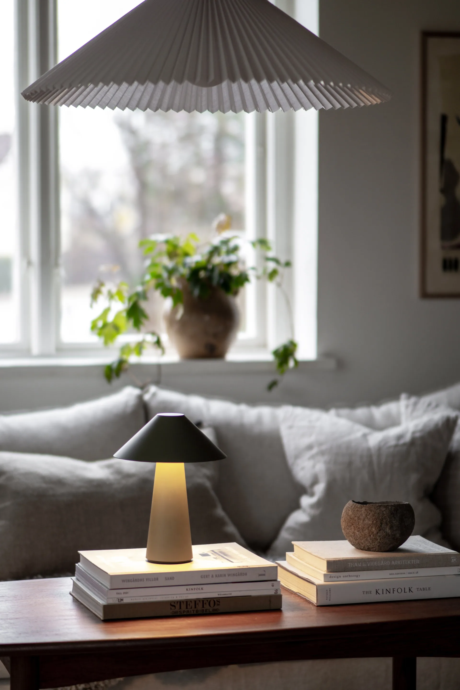 Cannes portable Tischleuchte, Grün Globen Lighting