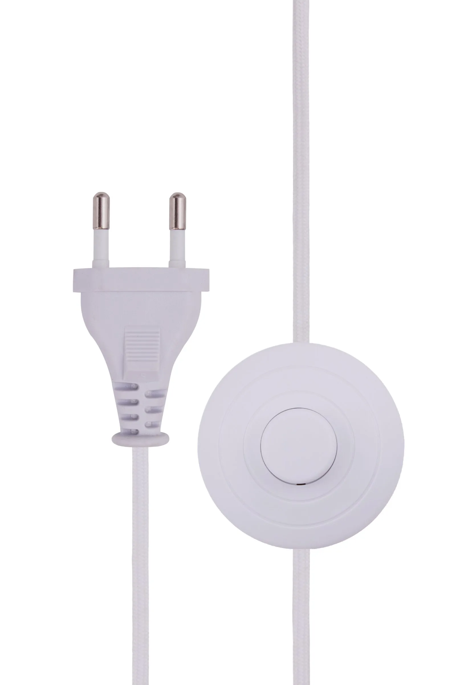 Florian Stehleuchte, Weiß Bouclé/Beige, Ø30x80 cm Globen Lighting