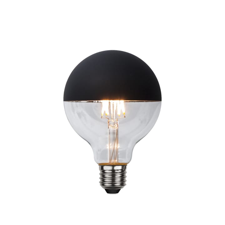 Glob LED Leuchtmittel, Klar, oben verspiegelt schwarz, e27, 2,8w e27, 4w Globen Lighting